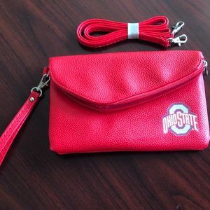 Ohio State Buckeyes Wristlet Purse/Crossbody Red